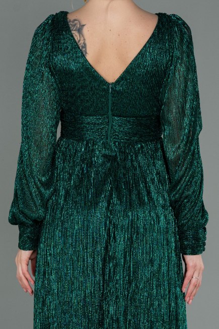 Emerald Green Long Evening Dress ABU2905