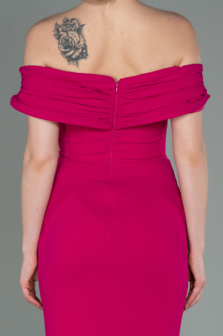 Long Fuchsia Evening Dress ABU3156