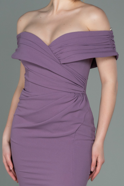 Long Lavender Evening Dress ABU3156