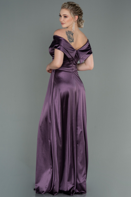 Long Lavender Prom Gown ABU3157