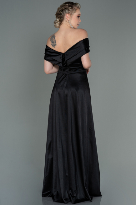 Long Black Prom Gown ABU3157