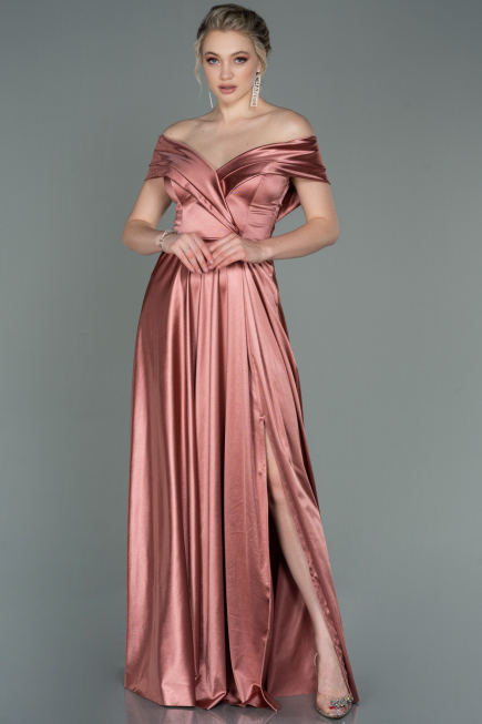 Long Onion Skin Prom Gown ABU3157