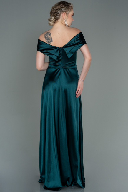 Long Emerald Green Prom Gown ABU3157