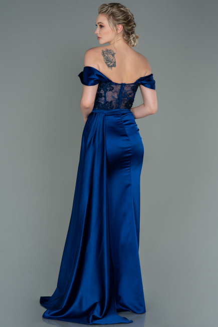 Parlement Long Satin Evening Dress ABU2374