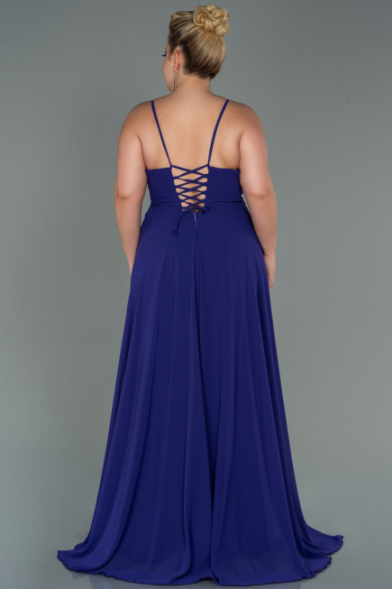 Purple Long Plus Size Evening Dress ABU1324