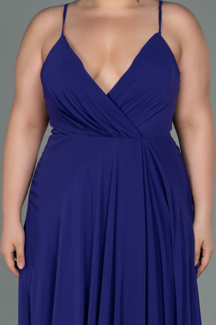 Purple Long Plus Size Evening Dress ABU1324
