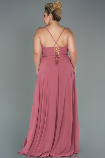 Onion Skin Long Plus Size Evening Dress ABU1324