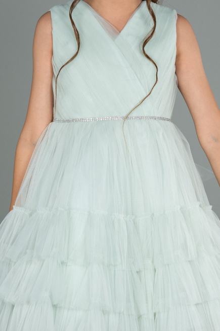 Short Mint Girl Dress ABK1769