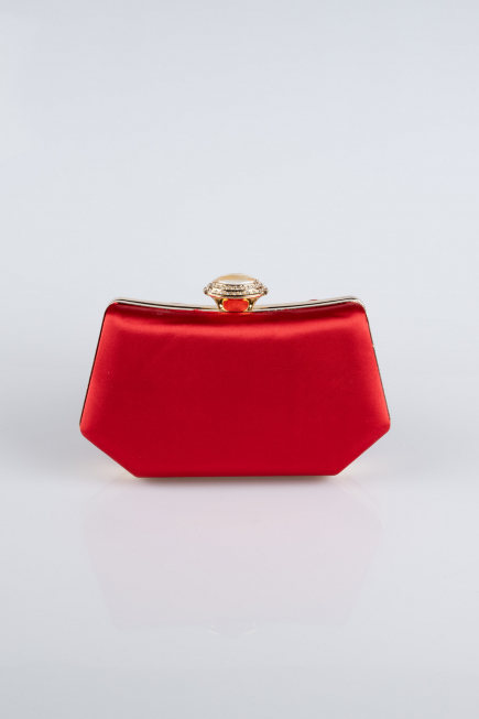 Red Satin Night Bag SH812