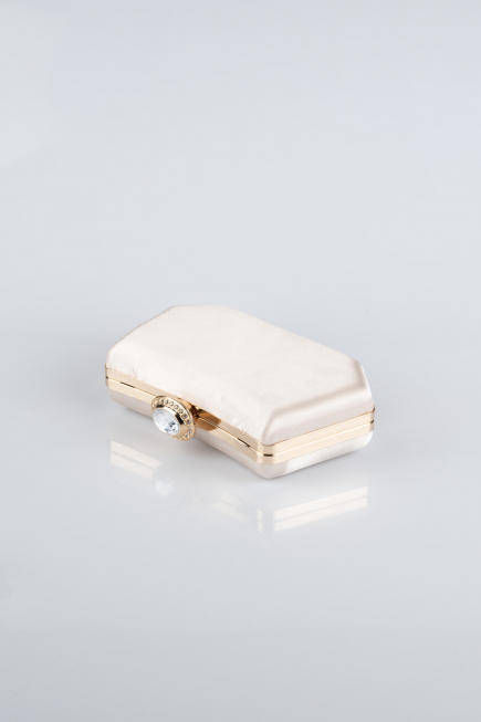 Cream Satin Night Bag SH812