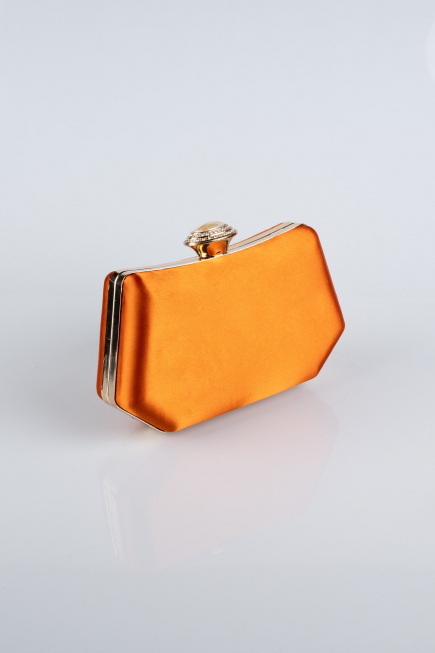 Orange Satin Night Bag SH812