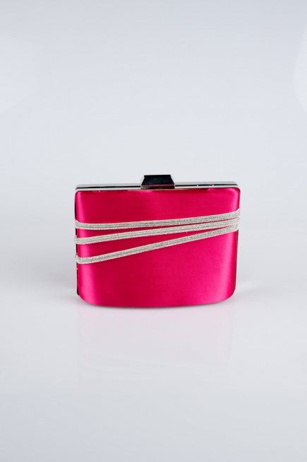 Fuchsia Satin Night Bag SH822