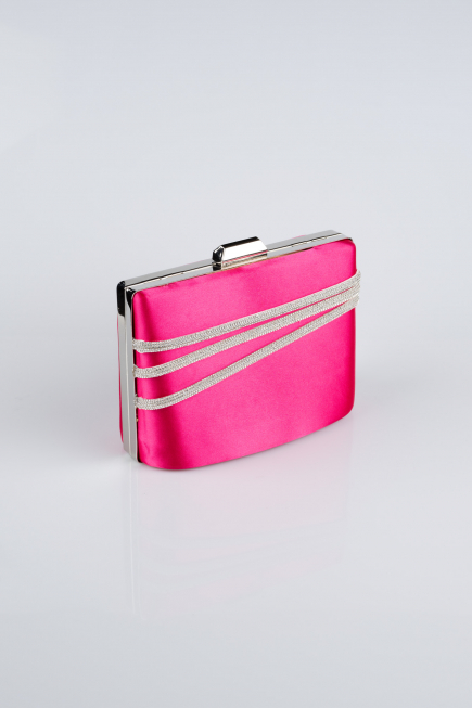 Fuchsia Satin Night Bag SH822