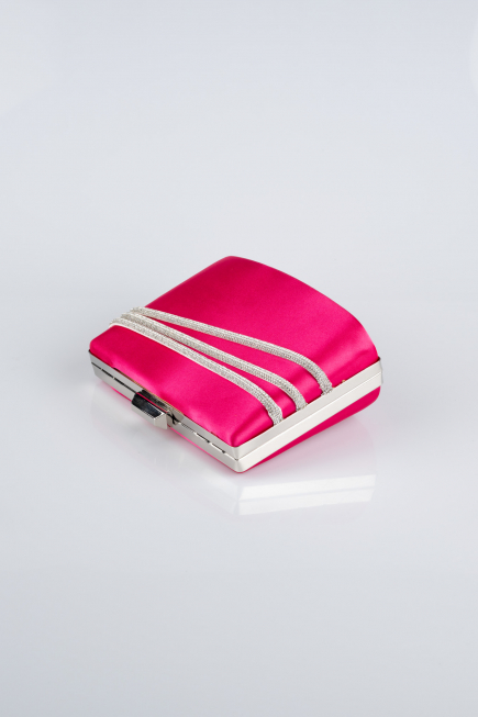 Fuchsia Satin Night Bag SH822