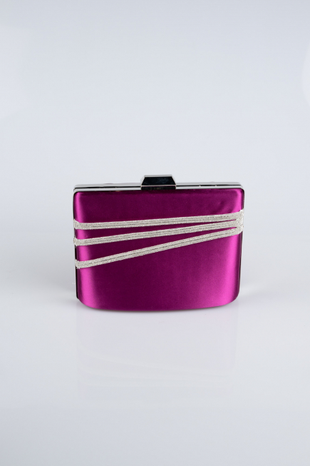 Violet Satin Night Bag SH822