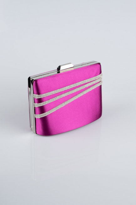 Violet Satin Night Bag SH822