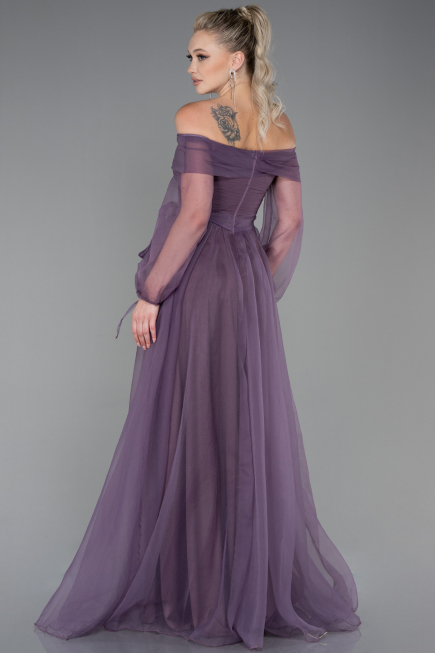Lavender Long Engagement Dress ABU1468