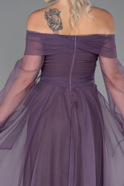 Lavender Long Engagement Dress ABU1468