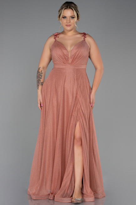 Long Onion Skin Oversized Evening Dress ABU3174