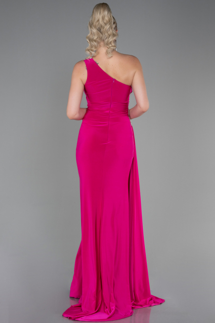 Fuchsia Long Evening Dress ABU2964