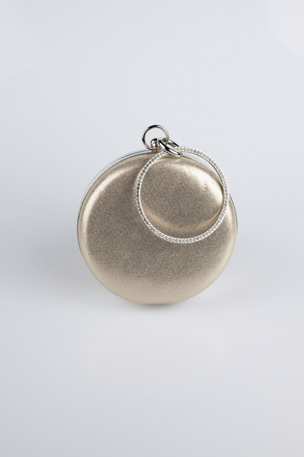 Light Gold Plaster Fabric Box Bag V0259