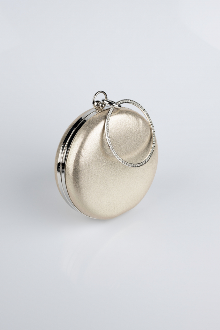 Light Gold Plaster Fabric Box Bag V0259