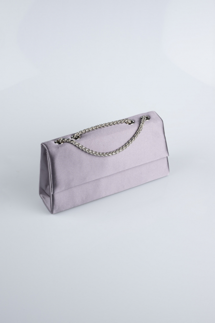 Anthracite Satin Night Bag SH818