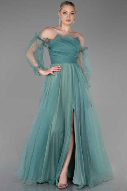 Mint Long Evening Dress ABU2076