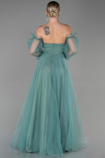 Mint Long Evening Dress ABU2076
