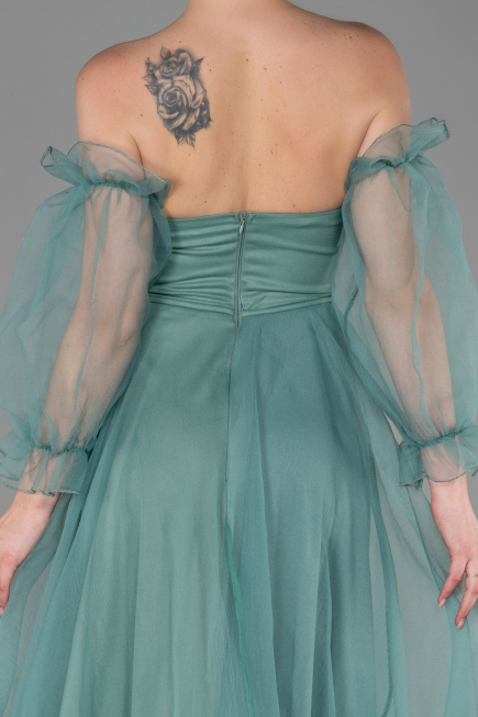 Mint Long Evening Dress ABU2076