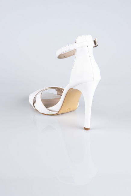 White Leather Evening Shoe ABD1952