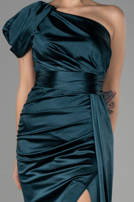Long Emerald Green Prom Gown ABU3325