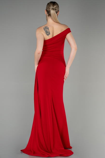 Long Red Mermaid Prom Dress ABU3324