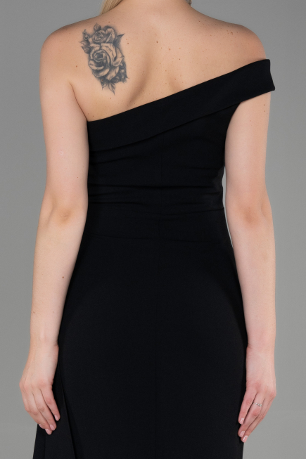 Long Black Mermaid Prom Dress ABU3324
