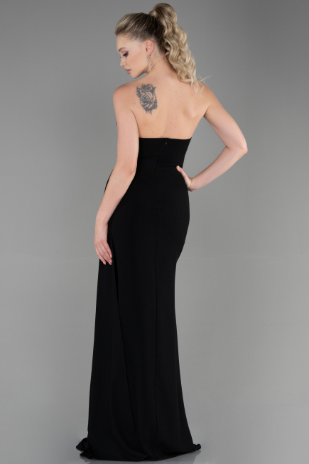 Long Black Prom Gown ABU3344