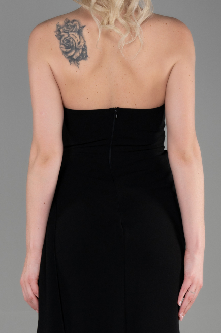 Long Black Prom Gown ABU3344
