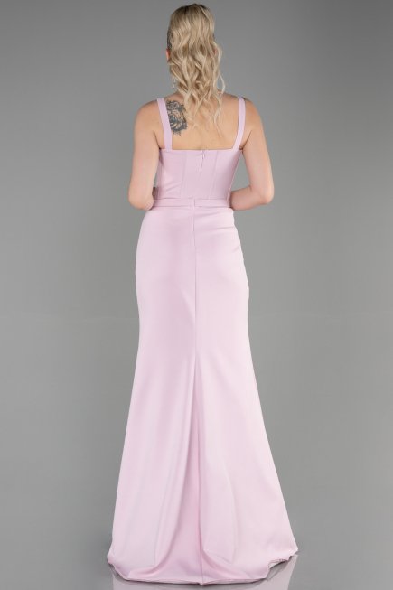 Long Powder Color Evening Dress ABU3345
