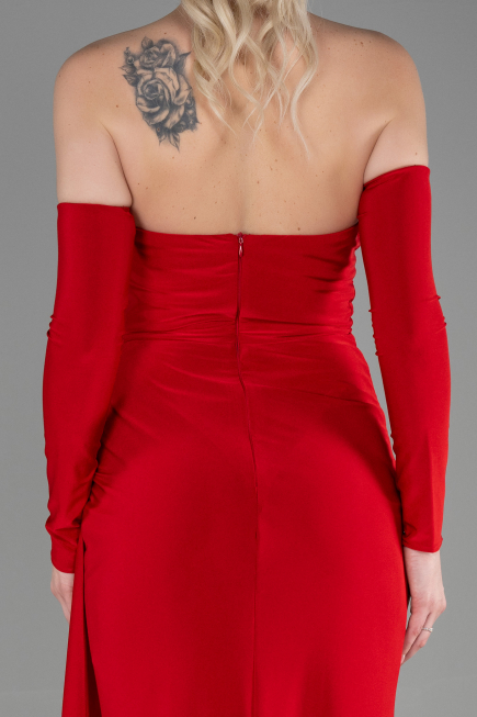 Long Red Evening Dress ABU3351