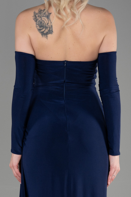Long Navy Blue Evening Dress ABU3351