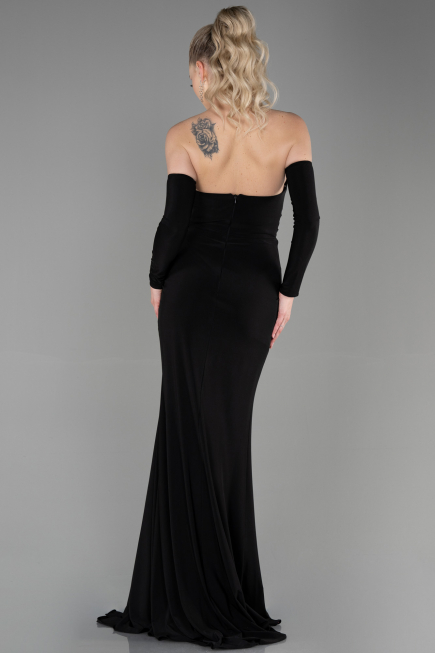 Long Black Evening Dress ABU3351