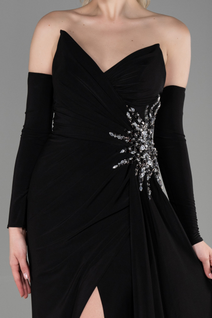Long Black Evening Dress ABU3351