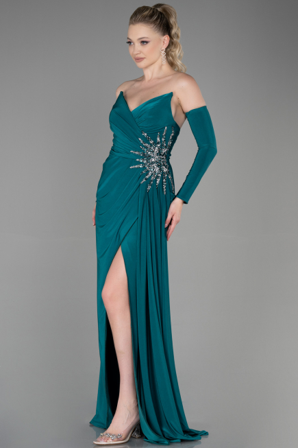 Long Green Evening Dress ABU3351