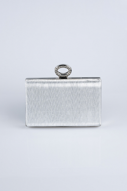 Silver Laser Cut Night Bag SH830