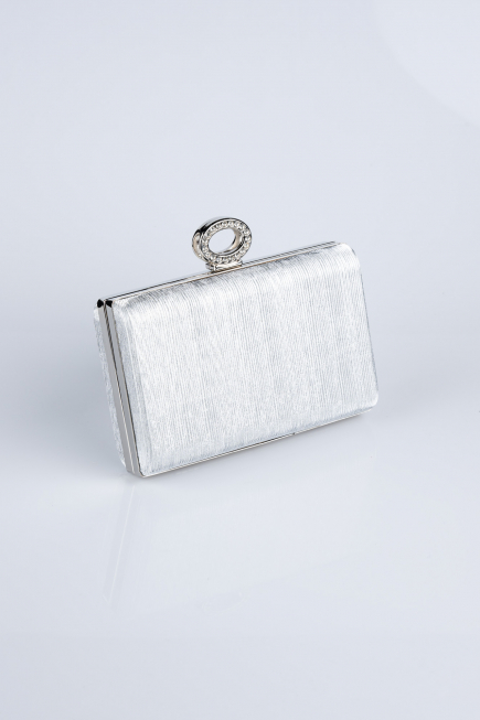 Silver Laser Cut Night Bag SH830