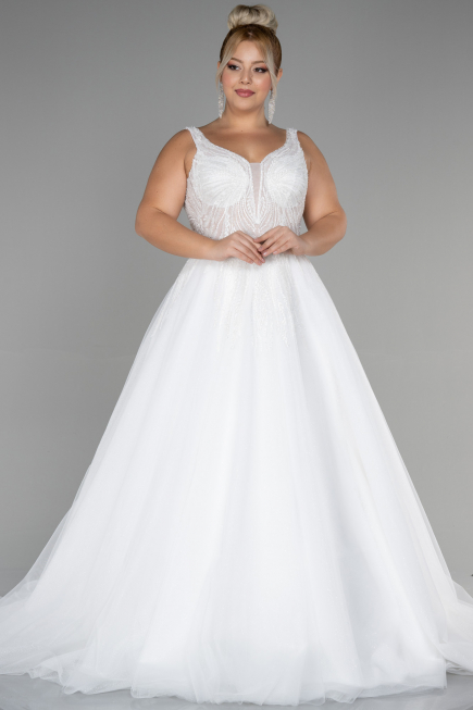 White Wedding Dress ABG029