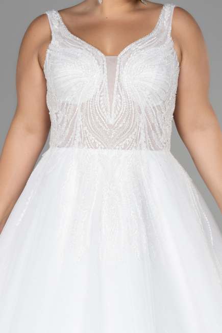 White Wedding Dress ABG029