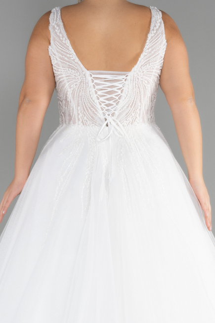 White Wedding Dress ABG029