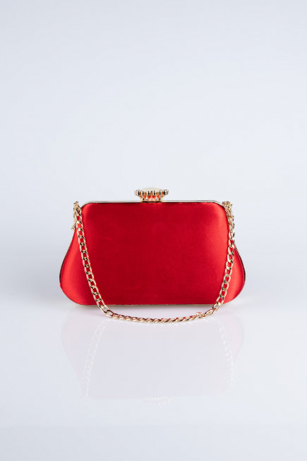 Red Satin Night Bag SH834