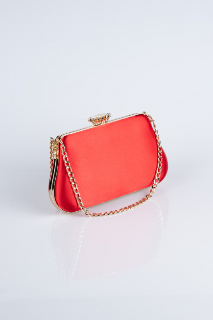 Red Satin Night Bag SH834