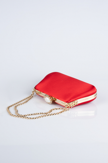 Red Satin Night Bag SH834